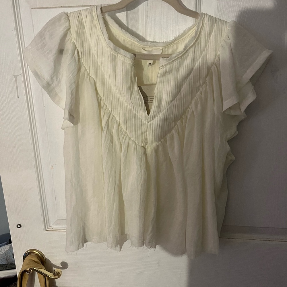 Bohme Leia Blouse in Cream Medium